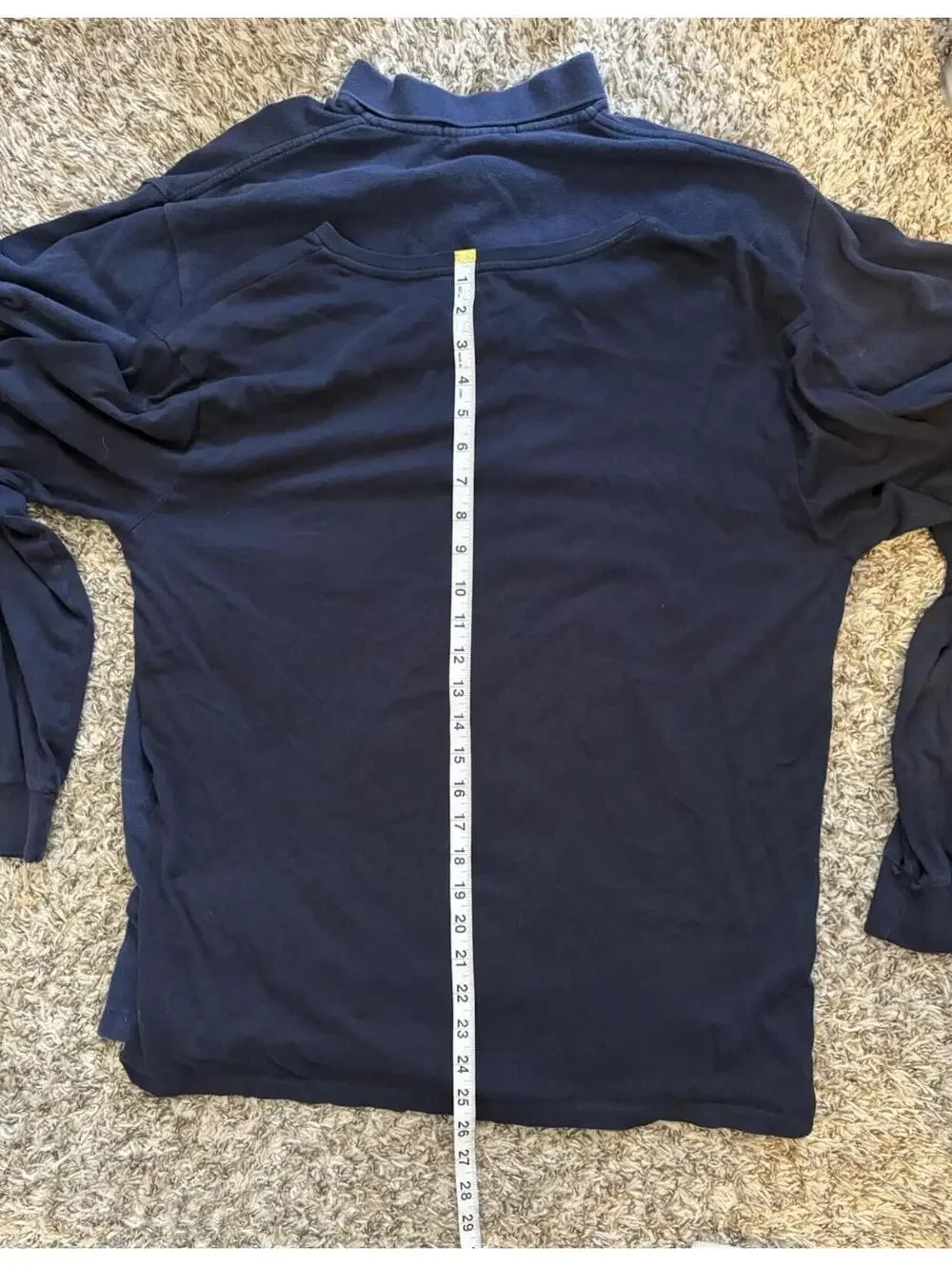 Polo Ralph Lauren Set of Long Sleeve Polo Shirt & VNeck Long Sleeve Size Large